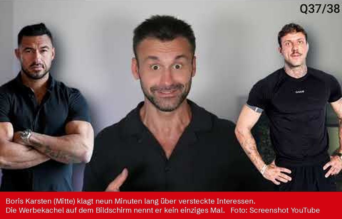 Boris Karsten in seinem Video