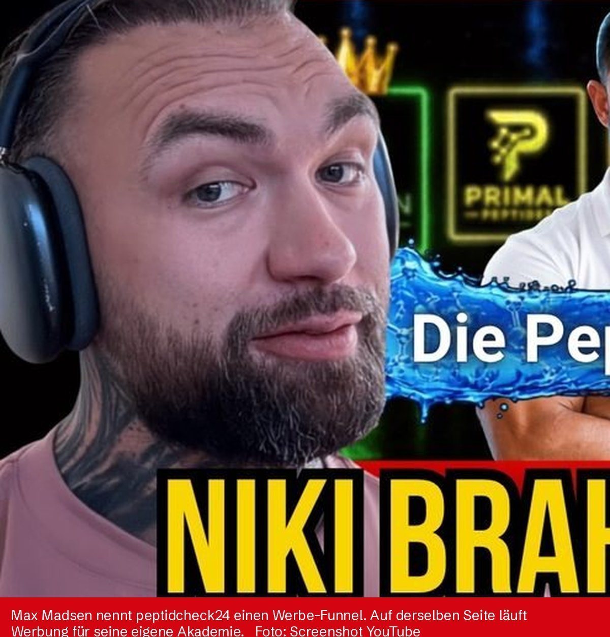 Max Madsen in seinem Video